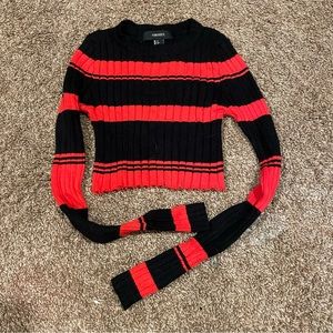 Striped Crop Sweater